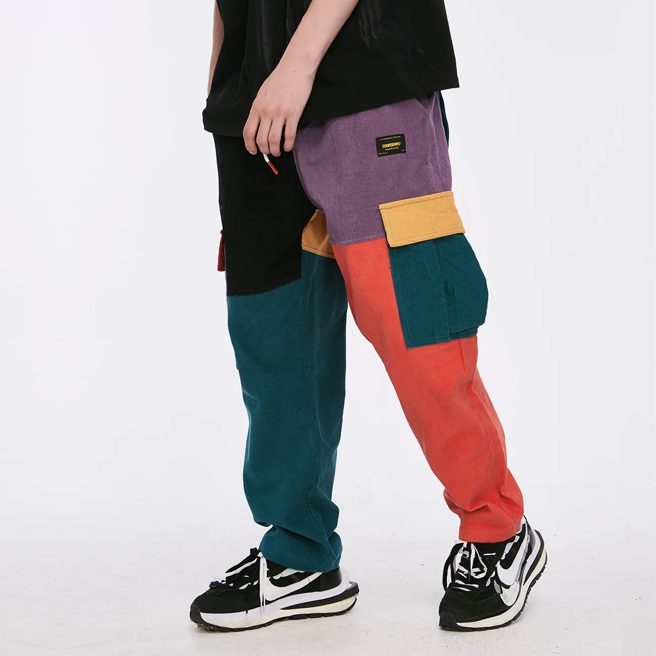Aelfric Eden Vintage Corduroy Cargo Pants For Men Harem Jogger Style With Block Patchwork Hip Hop Harajuku Style Patchwork Trousers 201110 From Mu02 30.54 DHgate.Com
