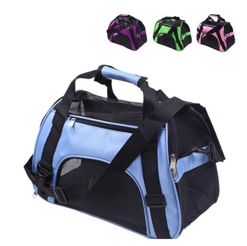 Transportes de estimação dobráveis ​​Bolsa Bola portátil Mochila mochila macia Transporte de cães ao ar livre Bolsa de cestas de cães de moda RRA1996 W3POB