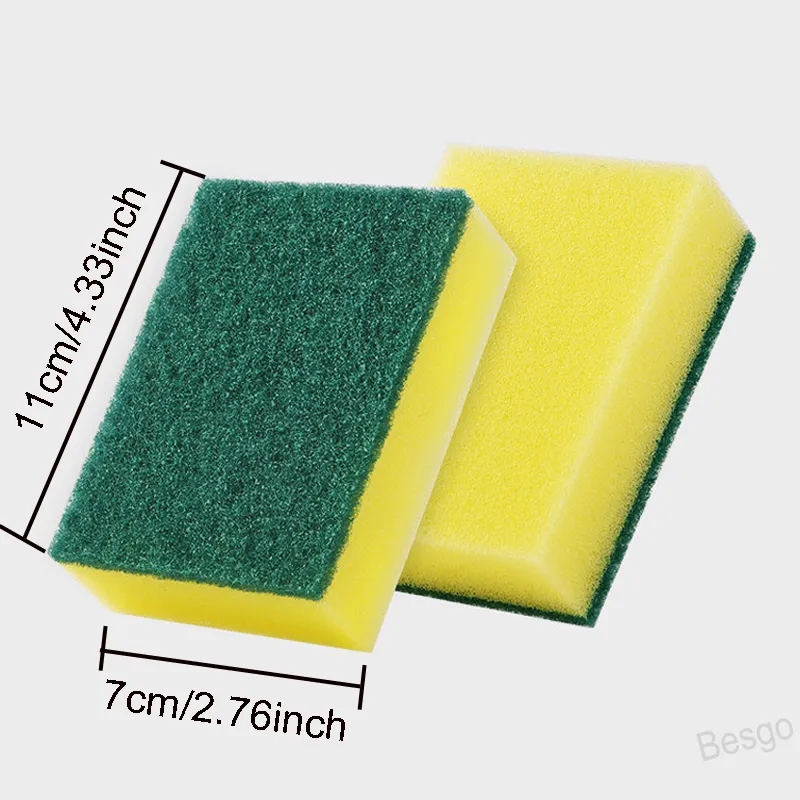 Dishwashing Cleaning Sponge Scouring Pad Brush Pot Sponge Block Dishcloth Cleaning Brush Cleaning Tools Kitchen Supplies BH4406 WLY From 0 87 DHgate
