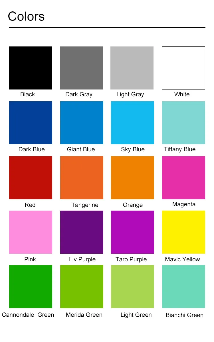 print colors