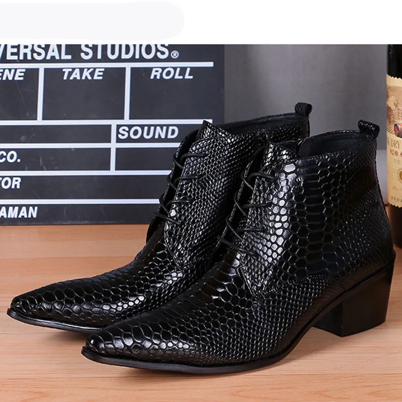 Pointed snake deals boots