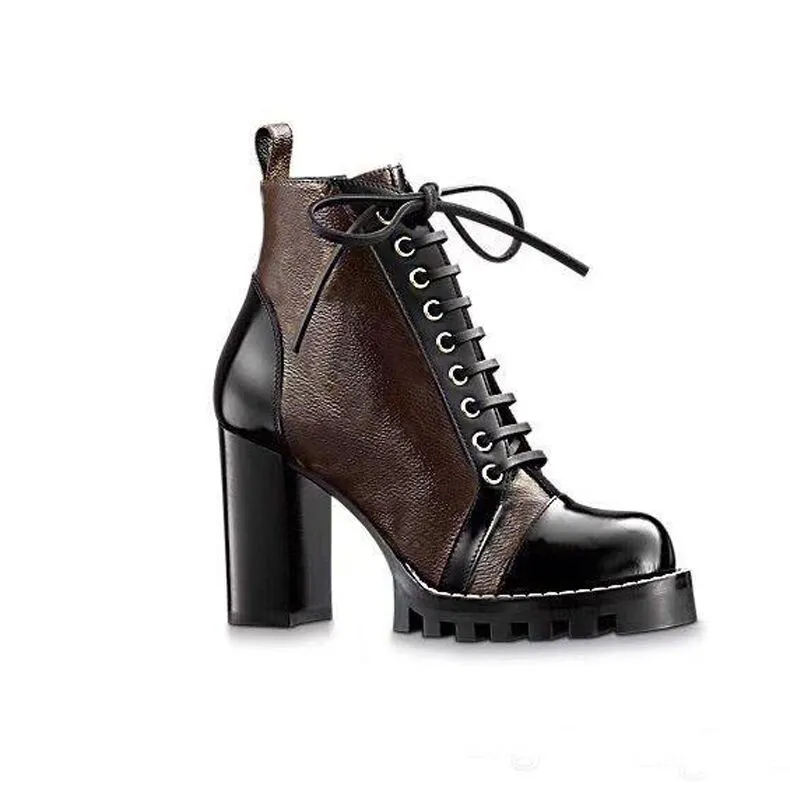 Stivali Con Tacco Alto In Pelle Vera Da Donna, Stivali Del Deserto