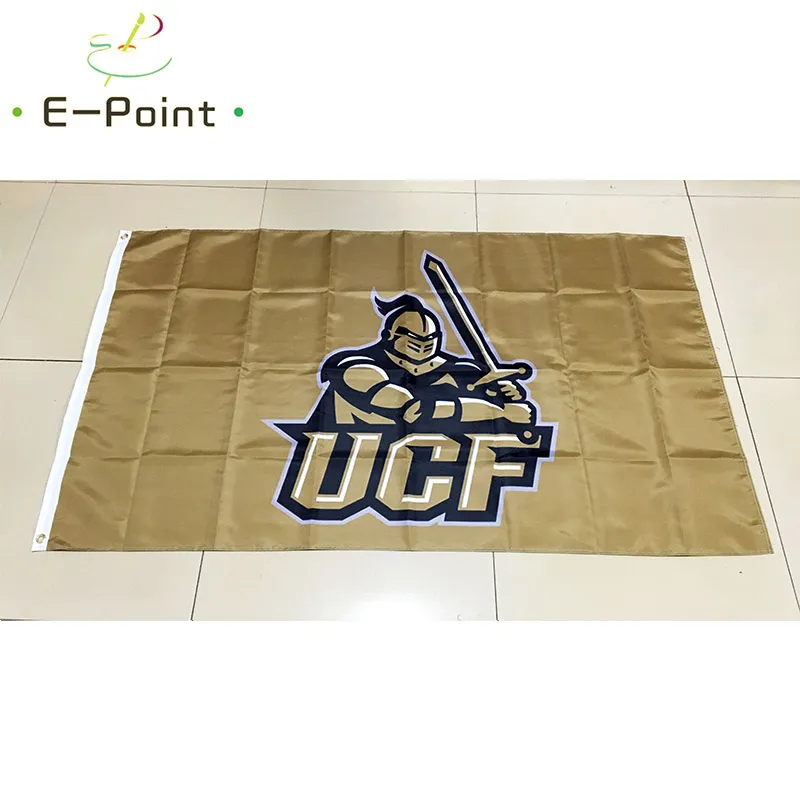 Bandeira dos cavaleiros da NCAA UCF 3*5ft (90cm*150cm) Bandeiras de poliéster Decoração de banner bandeira de jardim de casa voadora Presentes festivos