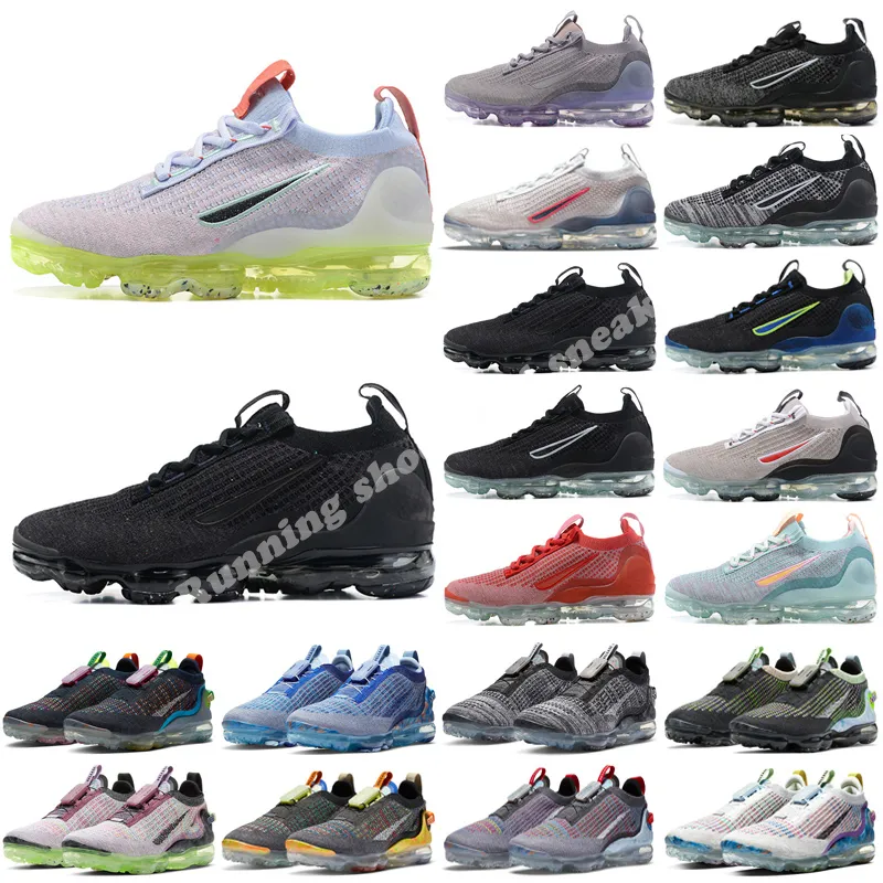 Vapourmax 2022 Fly Knit FK 360 TN Plus Tênis de corrida masculino Oatmeal White Off Black Particle Grey Obsidian Racer Blue Arctic Pink Trainers