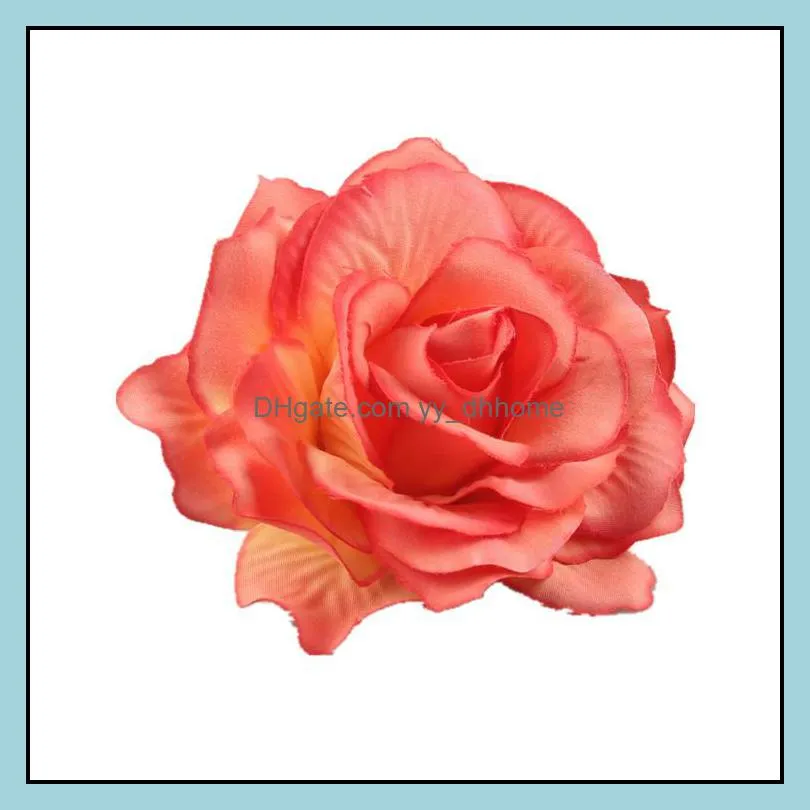 Haarclips Bronrettes Sieraden Wedding Bruids Rose Flower Clip Flamenco Danser Pin Up Broche Bruidsmeisje Beach Party Vakantie haarspeld Accesso