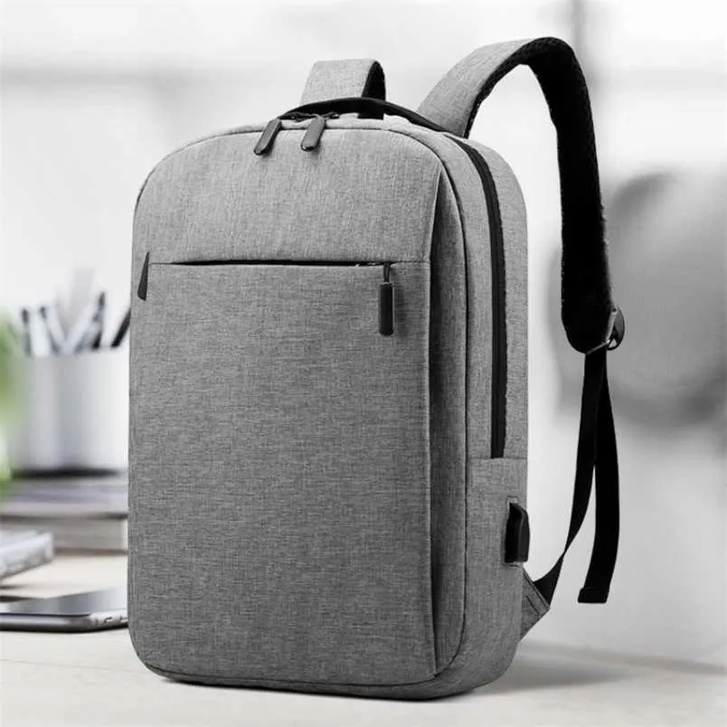 حقيبة الظهر الرجال بوصة 15.6 USB شحن سعة كبيرة حقيبة مدرسية السفر daypacks mochila حقائب الكتف 202211