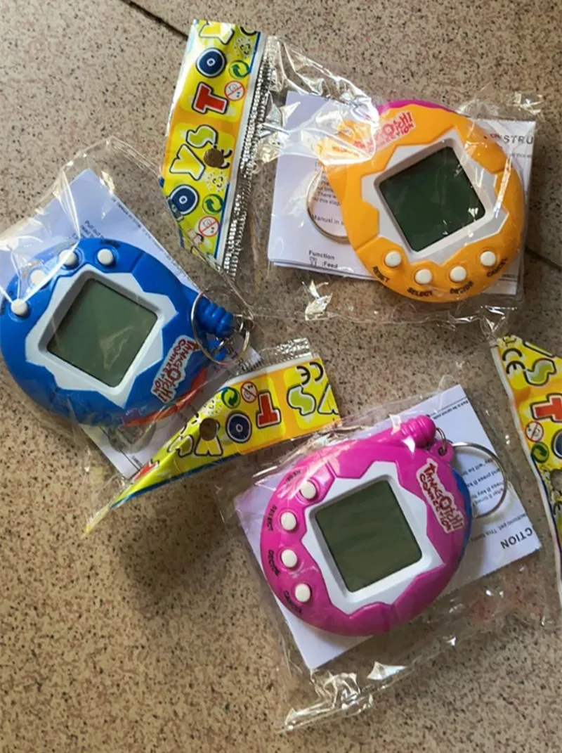 전자 애완 동물 장난감 Tamagotchi 디지털 애완 동물 빈티지 레트로 게임 계란 껍질 가상 애완 동물 사이버 장난감 참신 재미 있은 선물