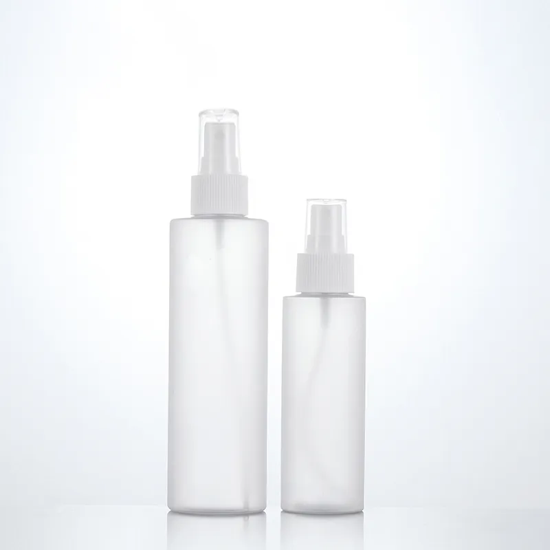 100 ML 200 ML 30 UNIDS Botella de Spray de Plástico Recargable Vacía Exfoliante Esmerilado Transparente Niebla Fina Perfume Atomizador Envase Cosmético