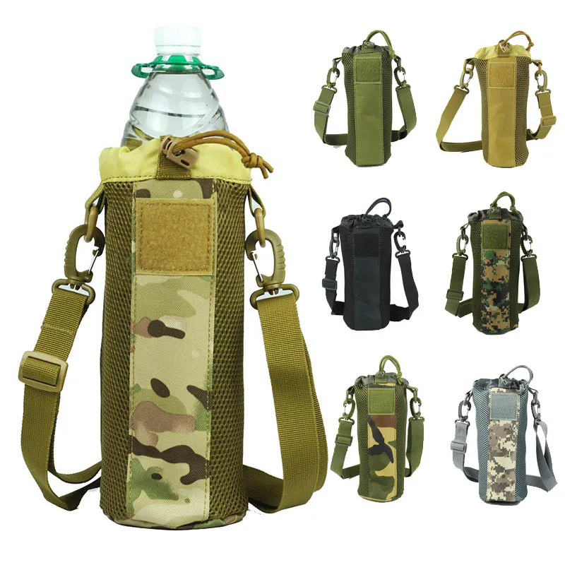 Tactical Molle Water Bottle Pouch Bag Outdoor Sports Hydration Pack Assault Combat Camouflage No11-660