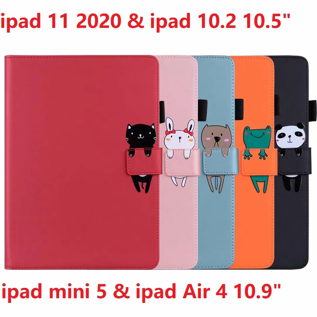 iPad Air 3 4 Book Leather Case + Soft Magnetic Tablet iPad Pro 11 2020 Mini 2 3 4 5 iPad 6 7 8 9 수면으로 스마트 커버