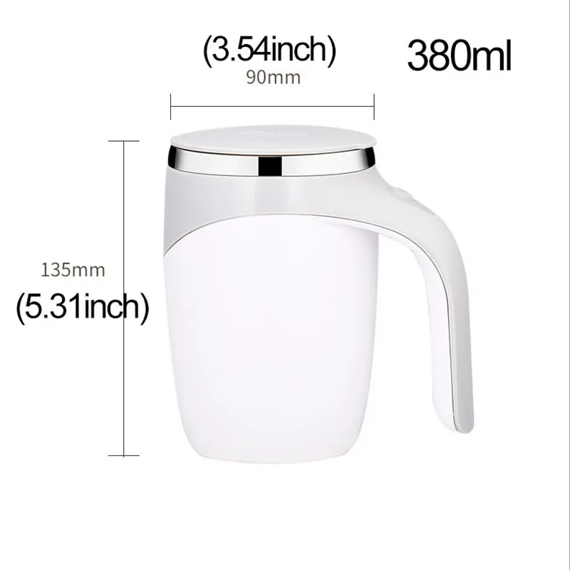 Automatic Stirring Cup Electric Coffee Mixer Stainless Steel Protein Powder Shaker  Cup With Lid Mug