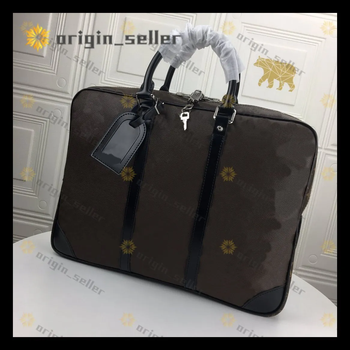 حقيبة Men Men Aktentasche Laptop Bag Mens Bag Computer Bag Borsello Uomo Sacoche Mens Handbag Mass Messenger Bags FJ249K