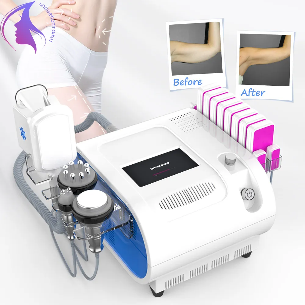 Freeze Cold Slimming Body Cellulite Cavitation RF LED Photon Therapy Machine Spa