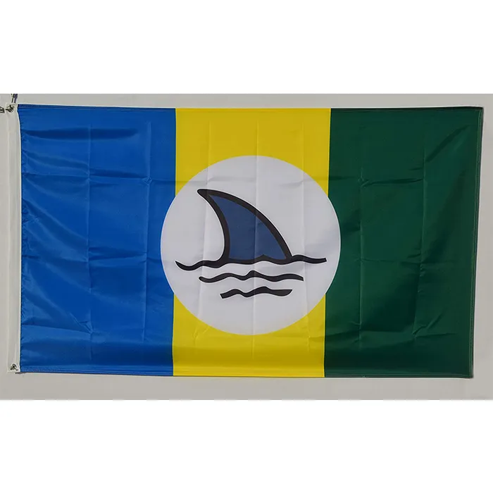 Landshark Margaritaville Fins Up Boat Flags , Double Stitching , 100D Polyester One Layer with 80% Bleed, free shiping