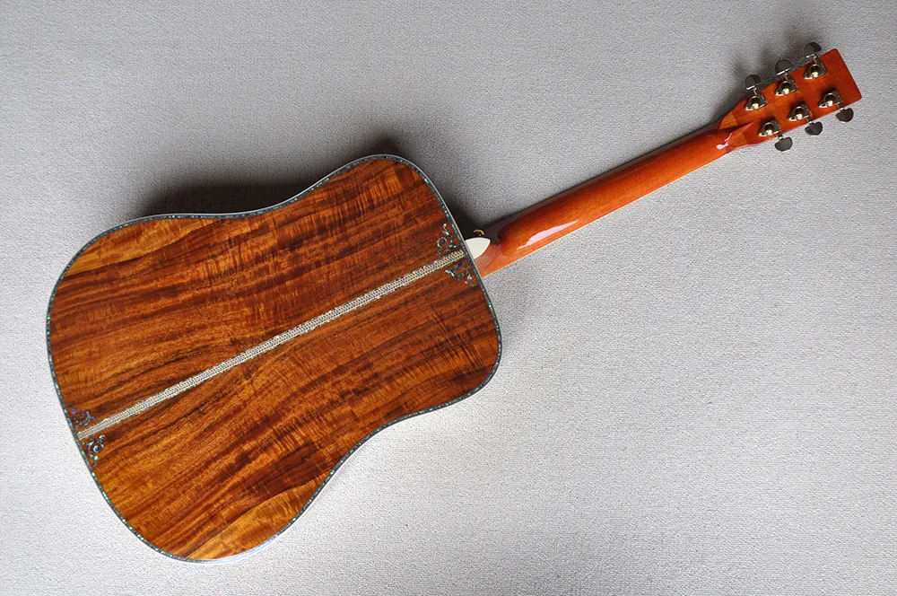 Custom 41 Brown Junior Acoustic Guitar With Acacia Top, 6