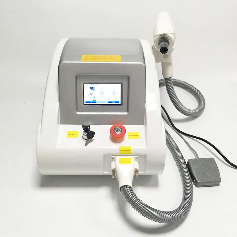 Profesional 2000MJ 1000W ND YAG Q Interruptor Máquina de eliminación de tatuajes láser Eliminación de pigmentos Dispositivo de tratamiento de acné 1064nm 532nm 1320nm