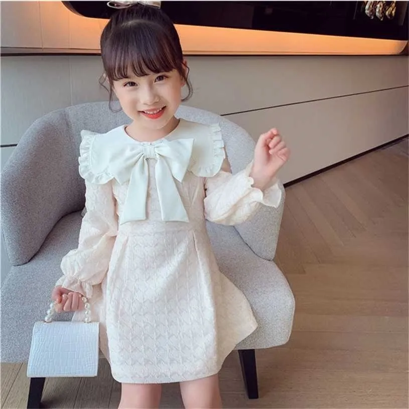 1-10 Years Girl Children's dress Long Sleeve Clothes Party Winter Girls Autumn Butterfly Evening dresses for 1 2 3 4 5 6 211231