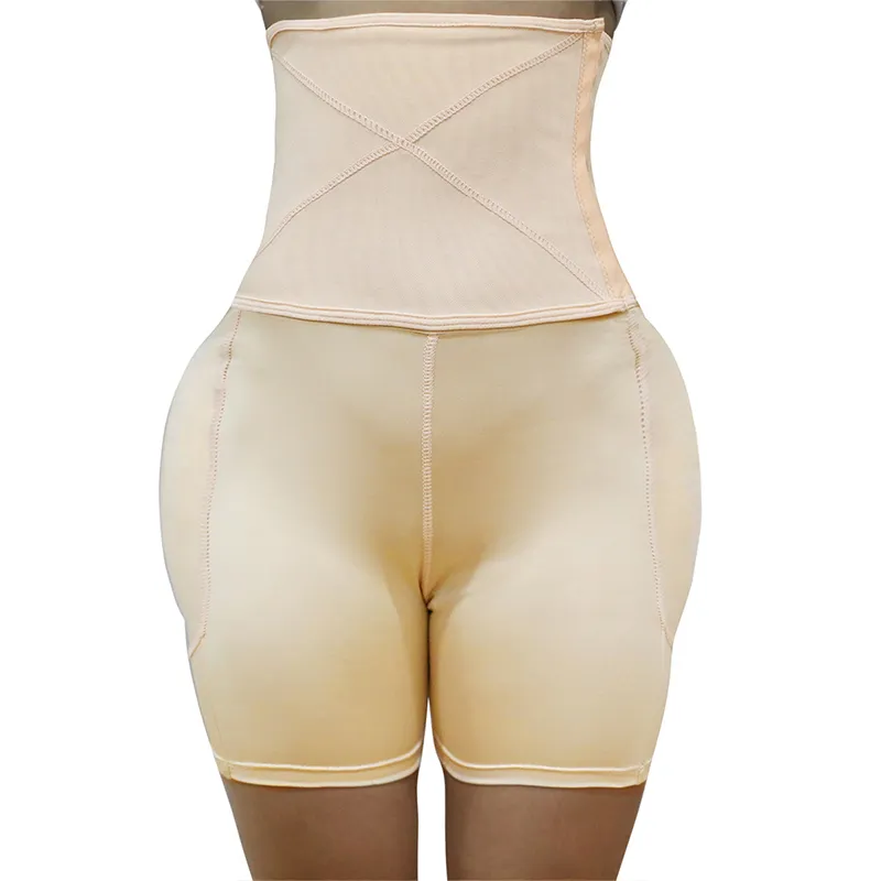 Women Shaper Butt Lifter Hip Enhancer Hip Pad Padded High Waist Tummy  Control Panties Invisible Briefs Fake Ass Buttock Shorts 201211