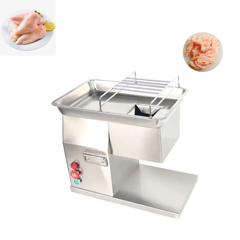 Elektrisch Vlees Slicer Commercieel Automatische Snijmachine Slice Dicing Machine Vleesmolen Snijmachine Kleine Desktop