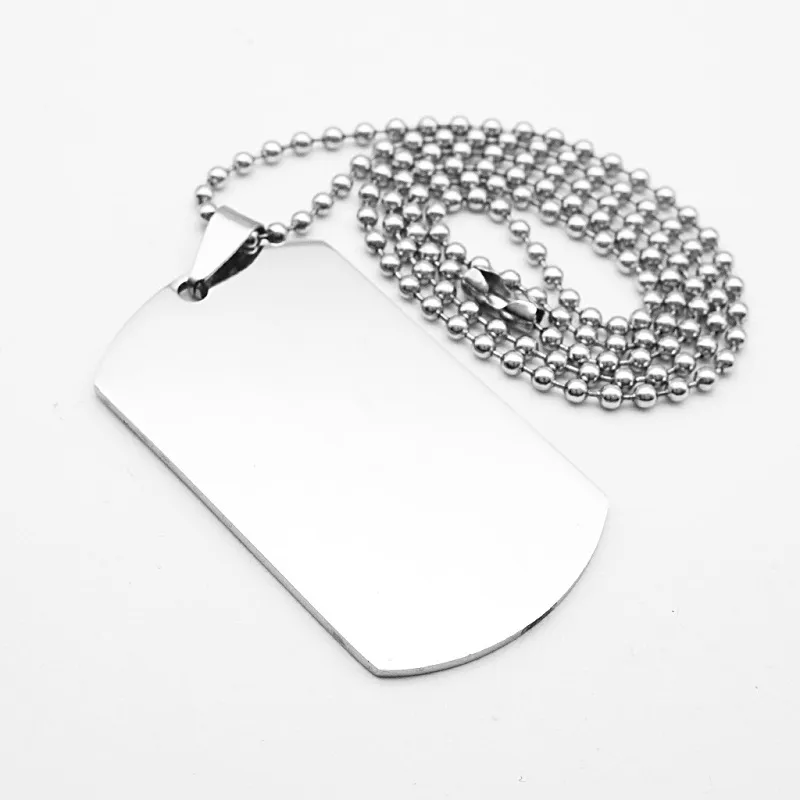 Dog Chain Necklace 24,27,30,36,40 Inch Military Spec Stainless