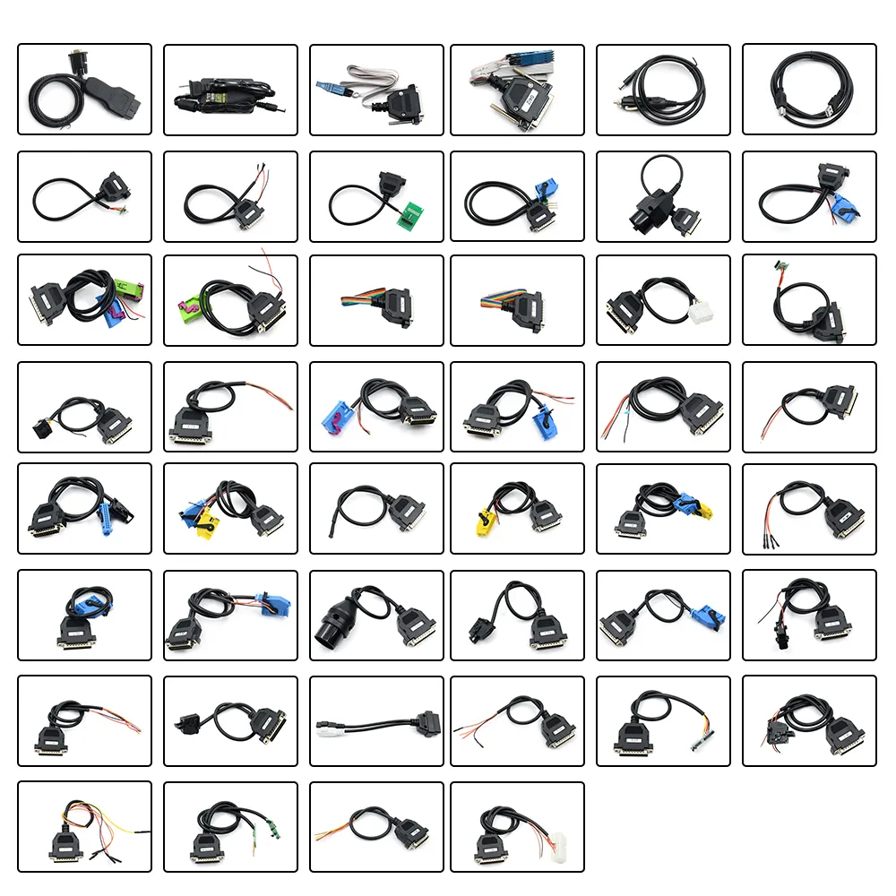 DigiProg 3 Full Set Cables Mileage Correction Tool för Digiproglii Odometer Programmerare Digiprog3 Cable Set Tool