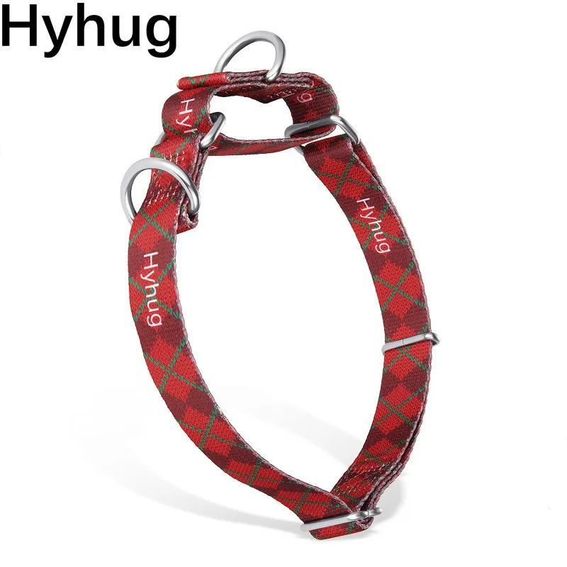 Double D Ring Pet Print Dog Collar Polyester Réglable Martingale Colliers Doux Motif Respirant Confortable Pour Chiens LJ201109