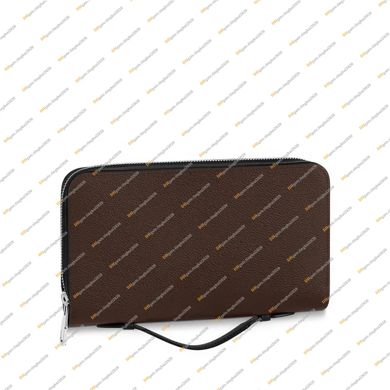 Gentlemen Designer väskor stora zippy plånbok myntväskan nyckelpås kreditkortshållare hög kvalitet topp 5A M61698 M61506 N41503 Affärskorthållare
