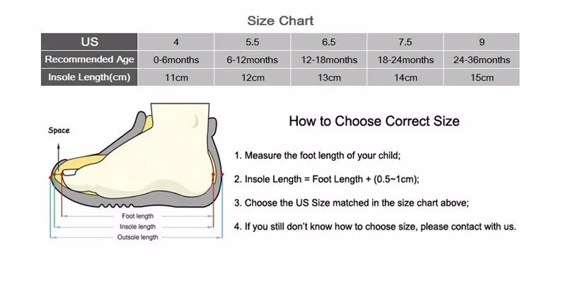 size for LYJ shoes