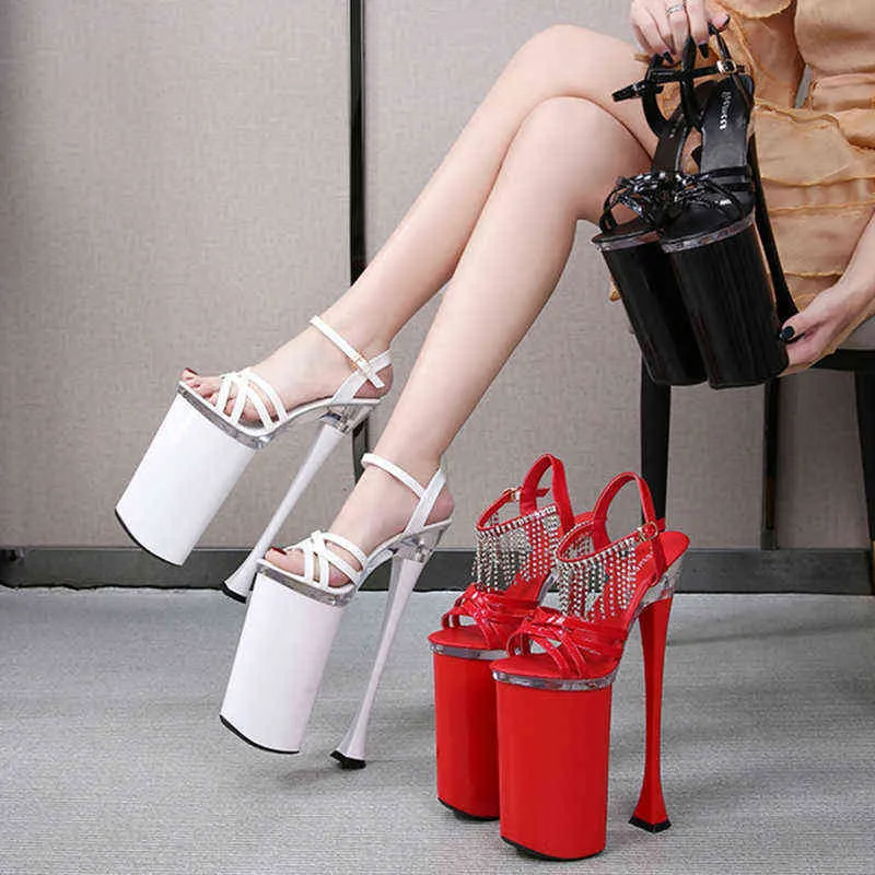 Sandals Women Shoes Superhigh Heels 26cm Party Club Sale Striptease Shoes Sexy Show Sandals Model Night Club Pole Dancing Platform 220309 From 176 69 DHgate