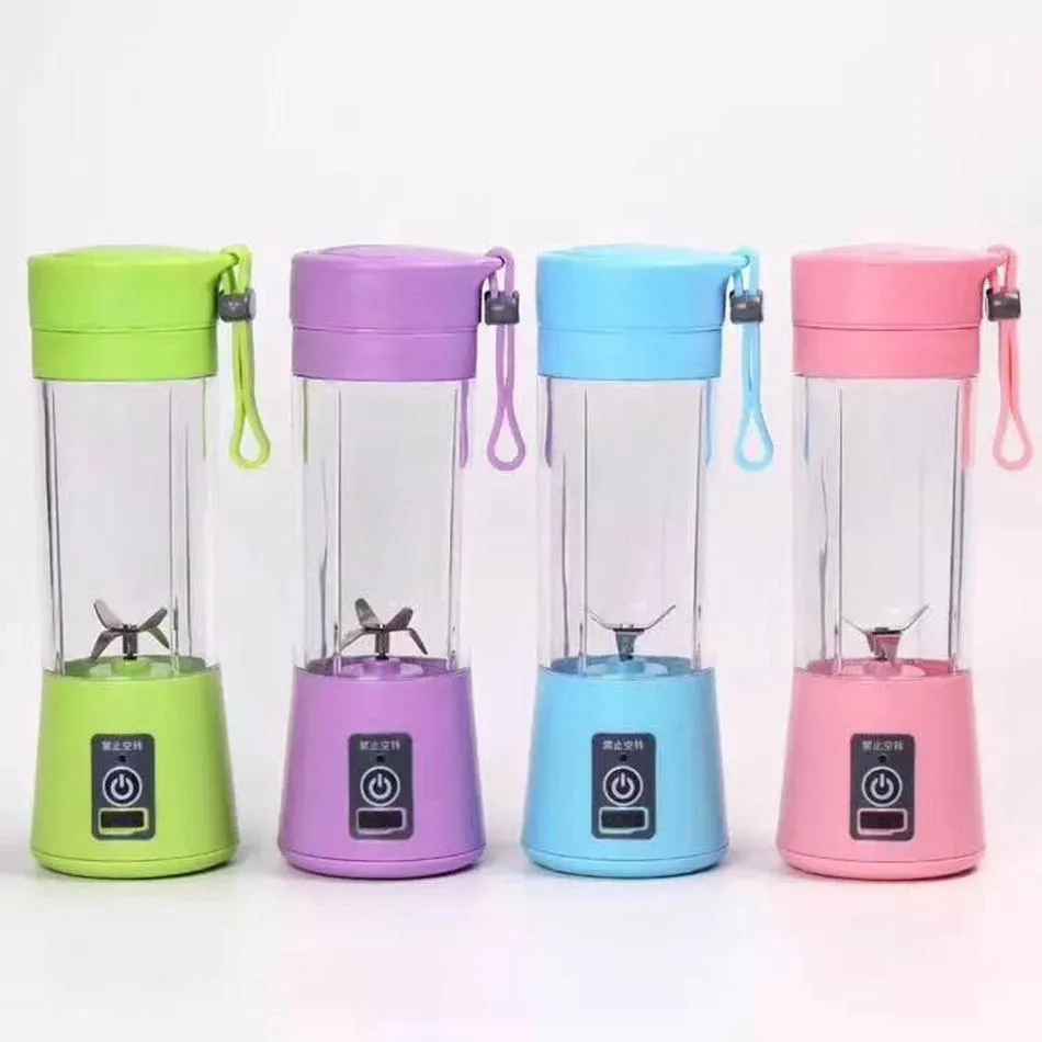 380 ml USB elektrische blender Juicer Tool Draagbare Oplaadbare Fles Squeezer Reizen Juice Cup Fruit Groente Juice Maker Kitchen