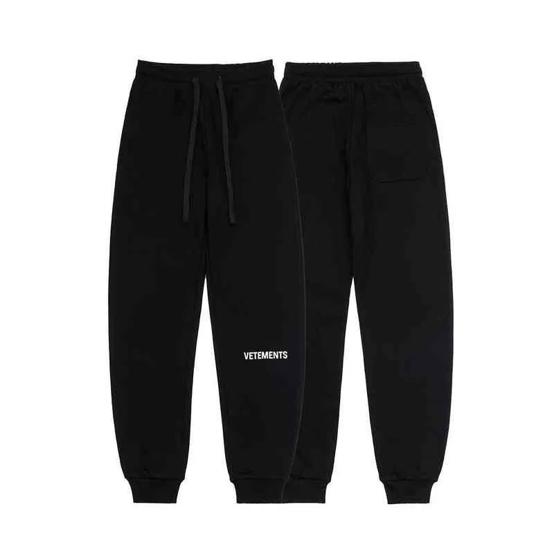 Version Correct of Weitemeng Vector Small Letter Printed Men's and Women's Casual Pants, Leggings Guard Pants