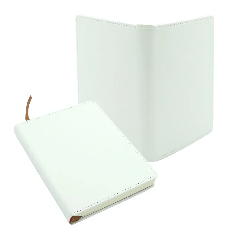 A4 A5 A6 Sublimation Blank Journal Notepads Plain White Heat Transfer Customized Printing Notebook