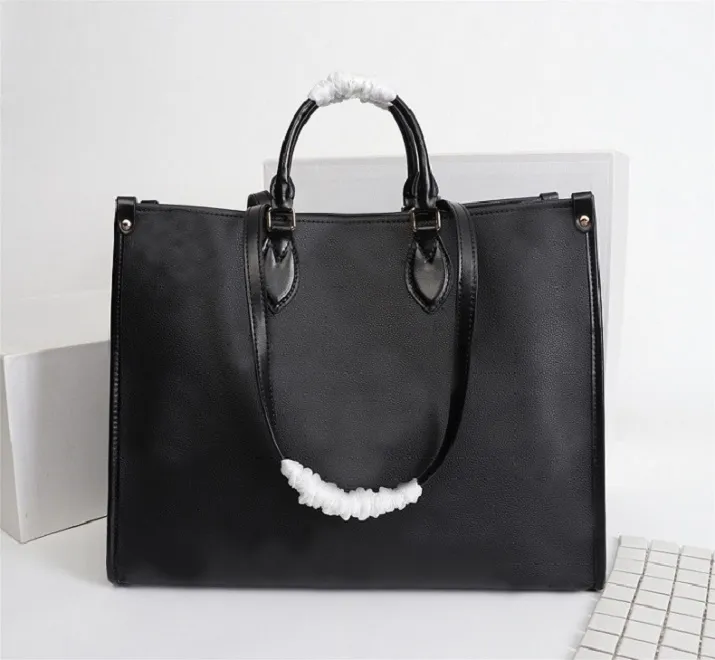 Haute qualité Mode Luxurys Designers Sacs fourre-tout Onthego Sac marque sacs luxus tasche grand sac fourre-tout en cuir véritable épaule