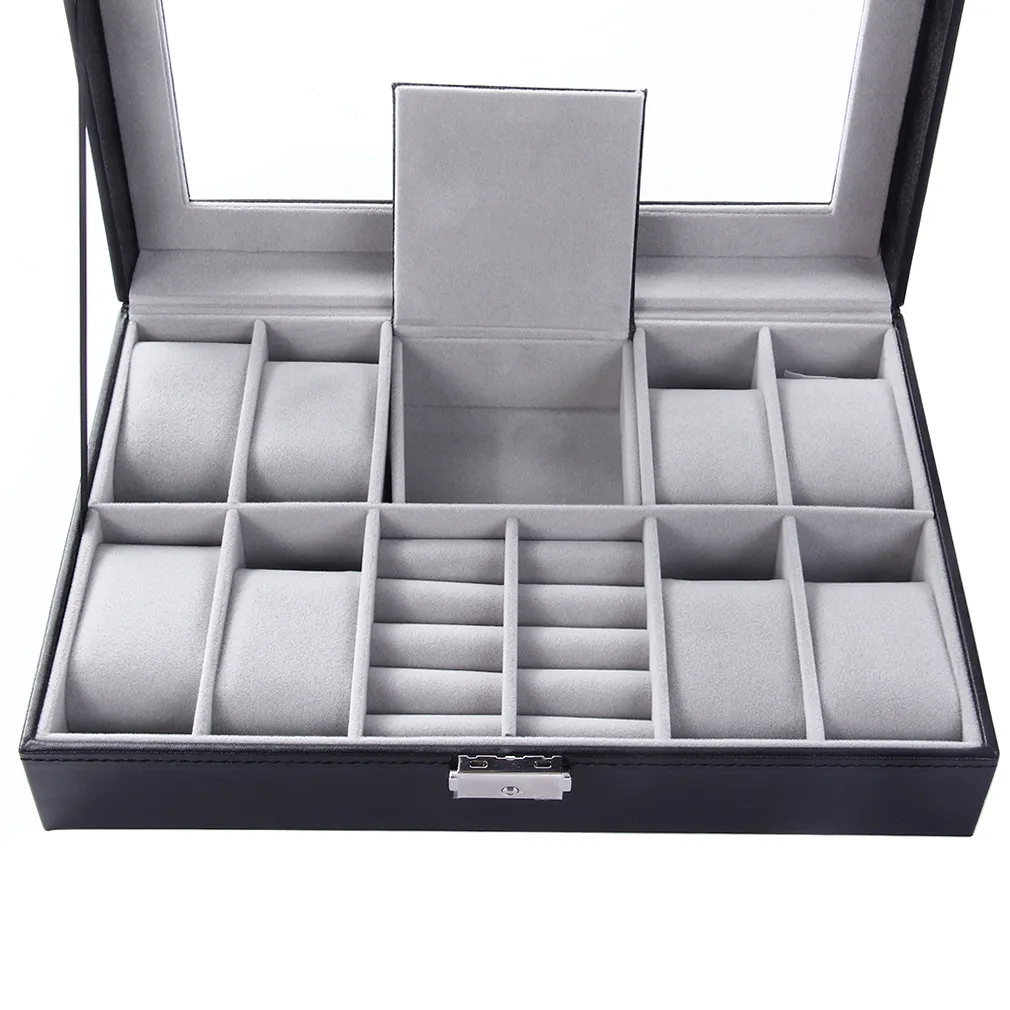 PU Leather Watch Storage Box With Mixed Grids Jewelry Storage Container For  Watch Rings, Bracelets, And Watch Display C175w From Cfgtre, $43.54