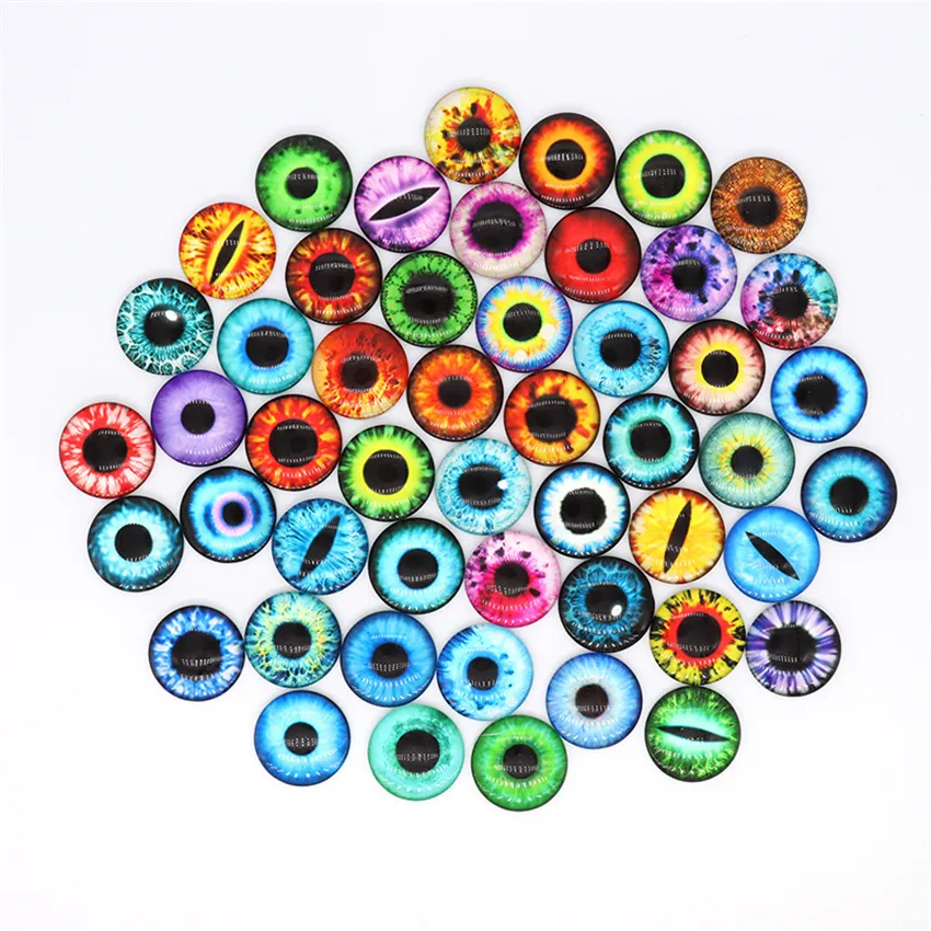 6mm Doll Eyeballs, Glass Eyeballs Round Eyes for DIY Doll s