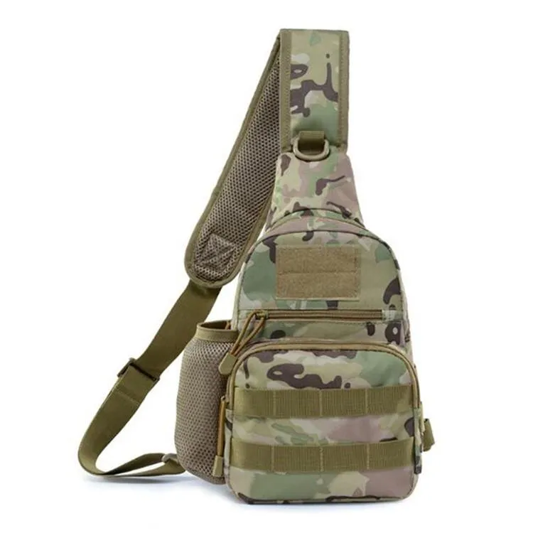 Män Tactical Molle Pouch Belt Midja Pack Bag Små Pocket Militär Midja Paket Running Pouch Travel Camping Väskor Mjuk Tillbaka 85231