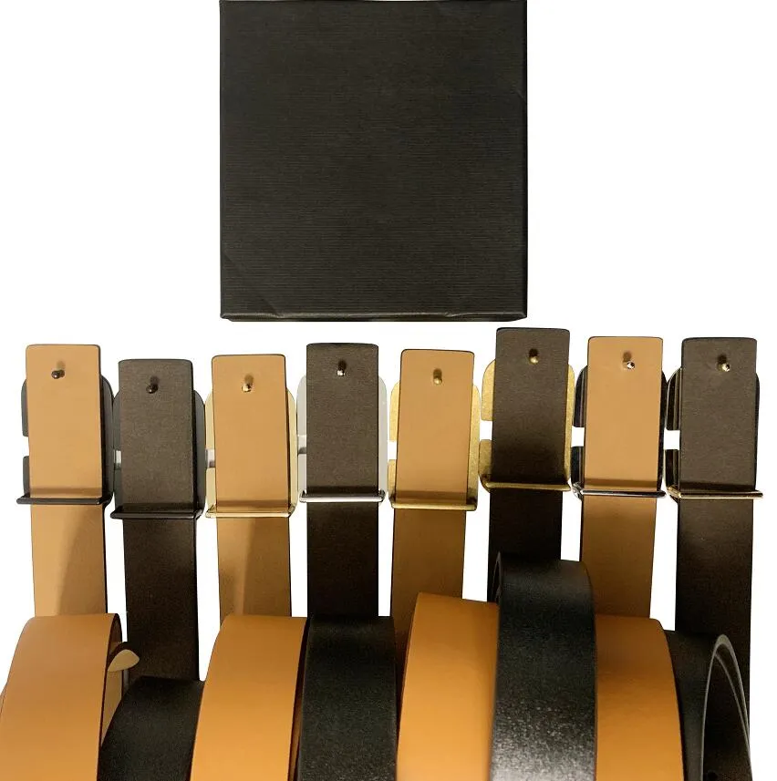 Cintos de grife largura de 4,0cm de moda casual liso couro fivela para homens e mulheres cintura com caixa livre de caixa
