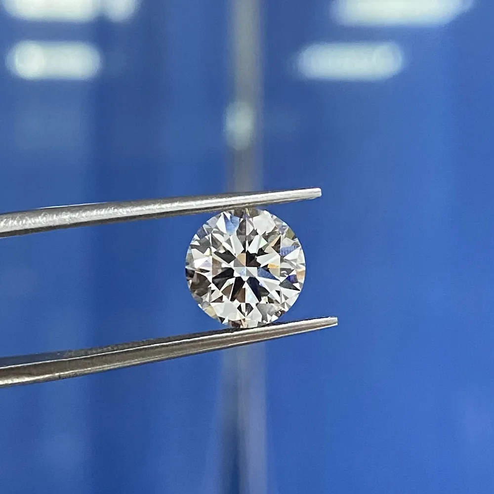 NGIC-Zertifikat, im Labor gezüchteter synthetischer loser Edelstein, ideal, gute Qualität, ausgezeichneter Schliff, D VS1, 0,52 Karat CVD-HPHT-Diamant für Ring B1205