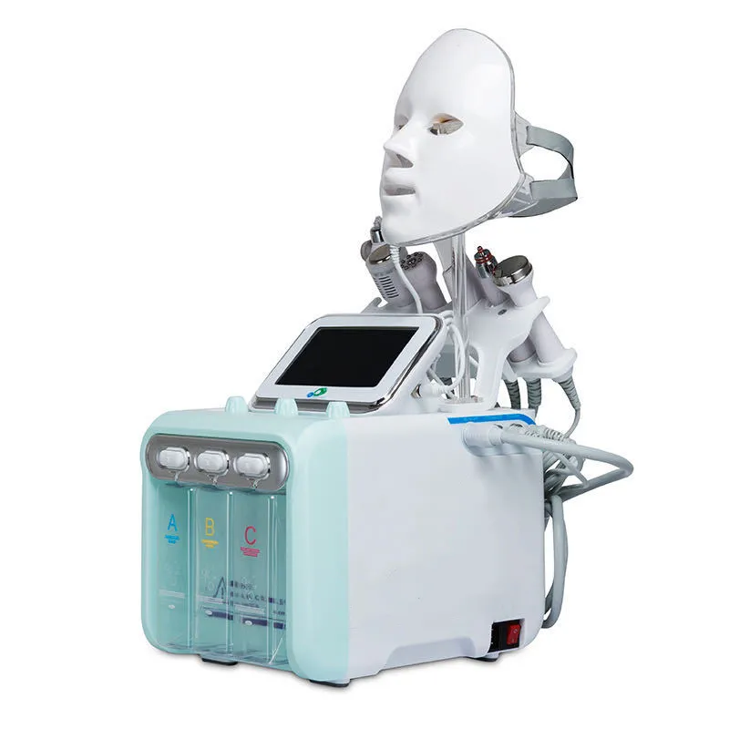 Nyaste 7 i 1 Spa Blackhead Remover Hydra Dermabrasion Water Microdermabrasion Skin Rengöring Hydrodermabrasion Machine