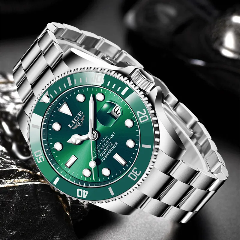 直送品代引不可 Ligeリストラグジュアリーファッション30atm防水日時オススポーツウォッチメンズクォーツ腕時計レリーゴマスキュリノ ボックス 代引き送料無料 腕時計 リストウォッチ Viskasprekybai Lt
