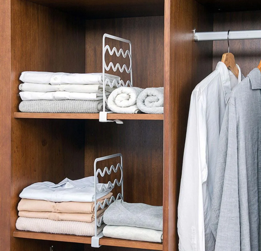 organizador armario ropa Colgando armario organizador de tela plegable de  colgando estantes para armario para el