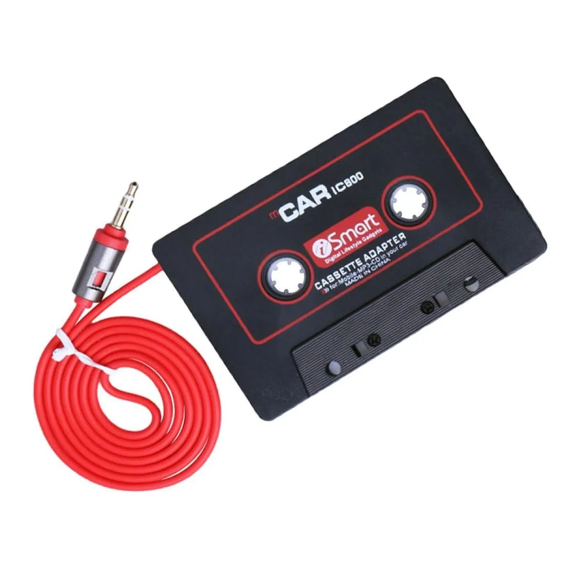 35mm Jack Car Cassette Player Tape Adapter Cassette MP3 Player Converter Lunghezza del cavo 11m226F