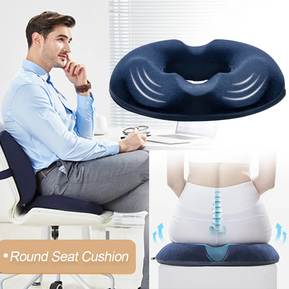 Masaje Multifunción Hemorroides Silla De Asiento Cojín De Asiento HIP Push  Up Push Up Orthopedic Espuma Memoria Almohada Home Car Cojín Almohada F1214  De 33,59 €