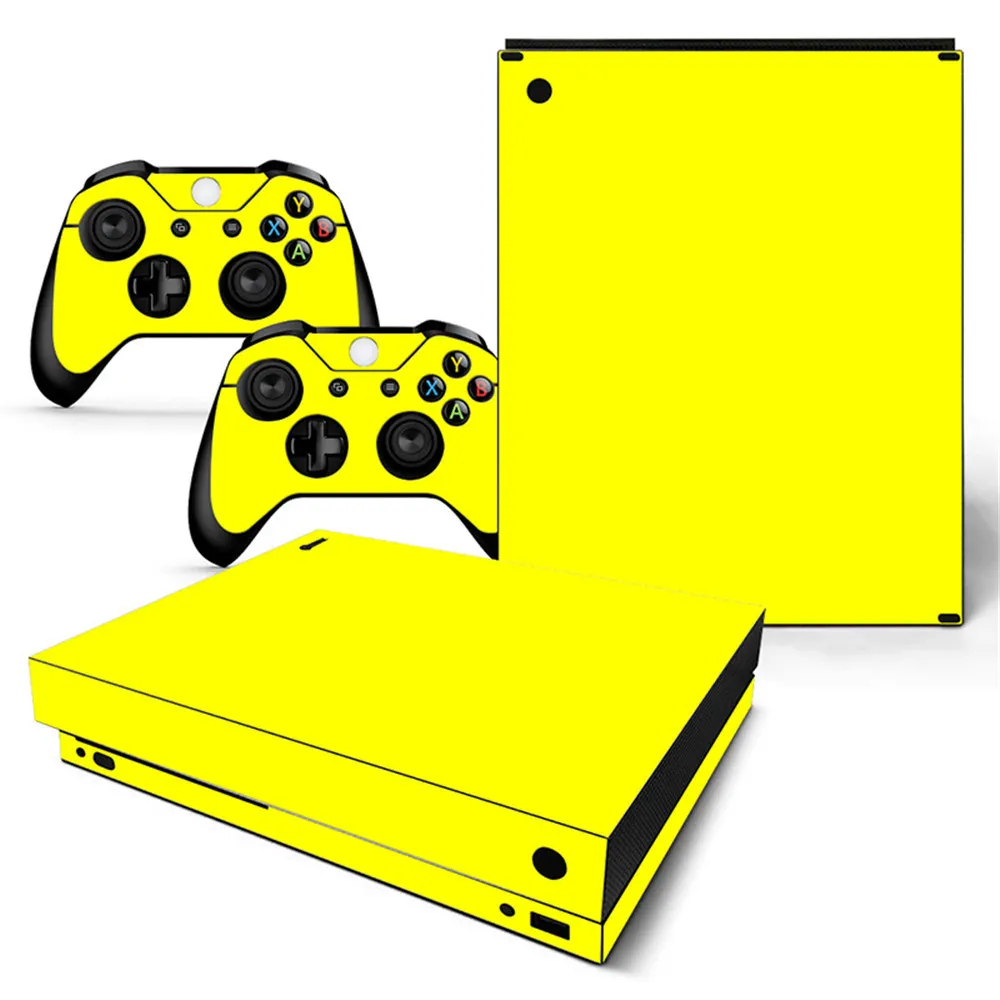 Nieuwe items verwijderbare vinyl patroon skins game sticker voor xbox one x Console Y12012574