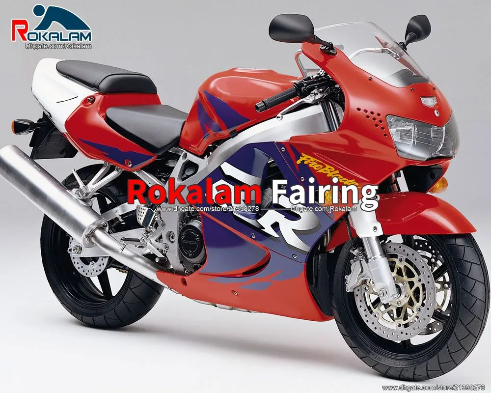 Plastkropps kit för Honda CBR900RR 919 98 99 Red CBR 900RR 1998 1999 Ny Multi-Color Motorcykel Sport Bike Body Works Fairing