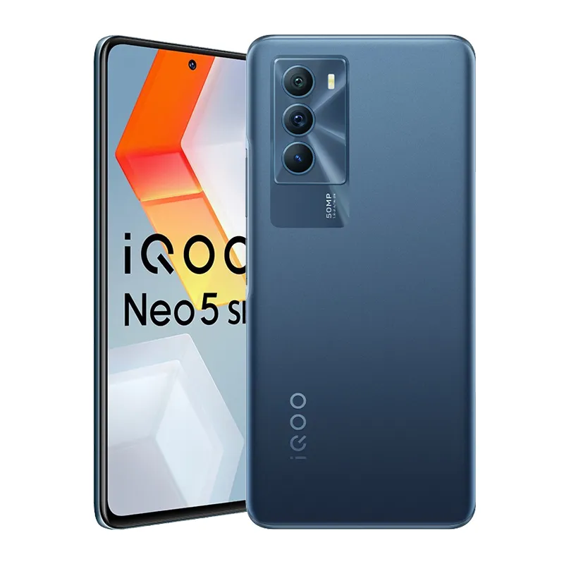 Oryginalny Vivo IQOO NEO 5 SE 5G Telefon komórkowy 8 GB RAM 128GB 256GB ROM OCTA Core Snapdragon 870 Android 6.67 "LCD Pełny ekran 50.0mp Identyfikator Fingerprint Twarz Wake Smartfon