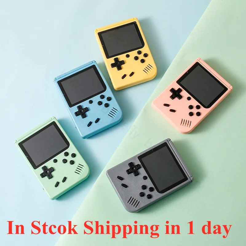 Gift Macaron Portable Retro Handheld Game Console Player 3,0 tum TFT Color Screen 500in 1 Pocket Game Player