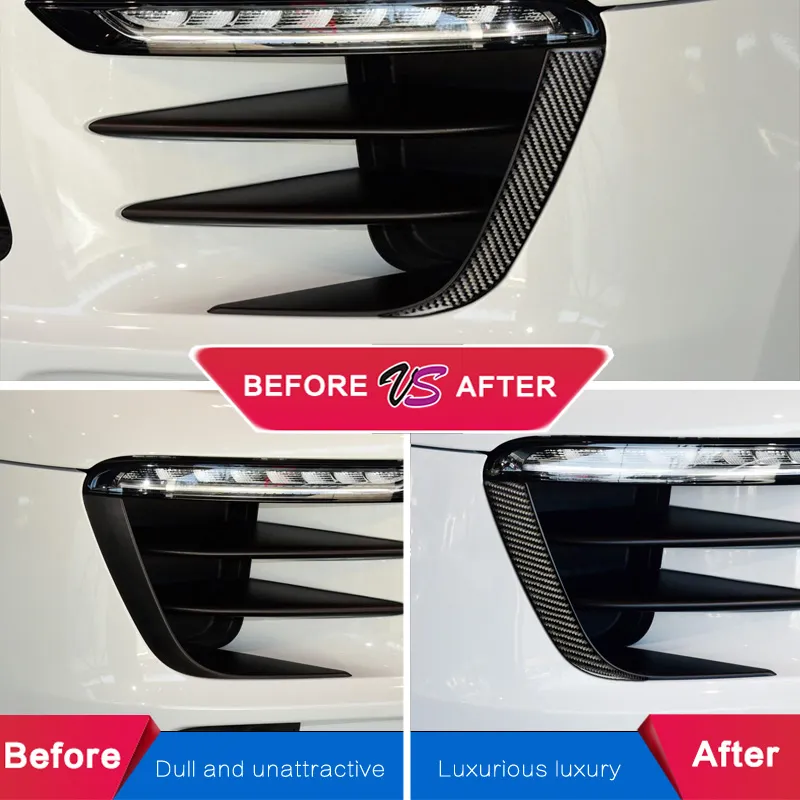 DEMUR Auto Porta Finestra Decorazione Rifiniture Pilastro Messaggi Adesivi For Porsche Macan 2014 2015 2016 2017 2018 2019 2020 2021 2022 Rivestimento Della Modanatura Del Montante B