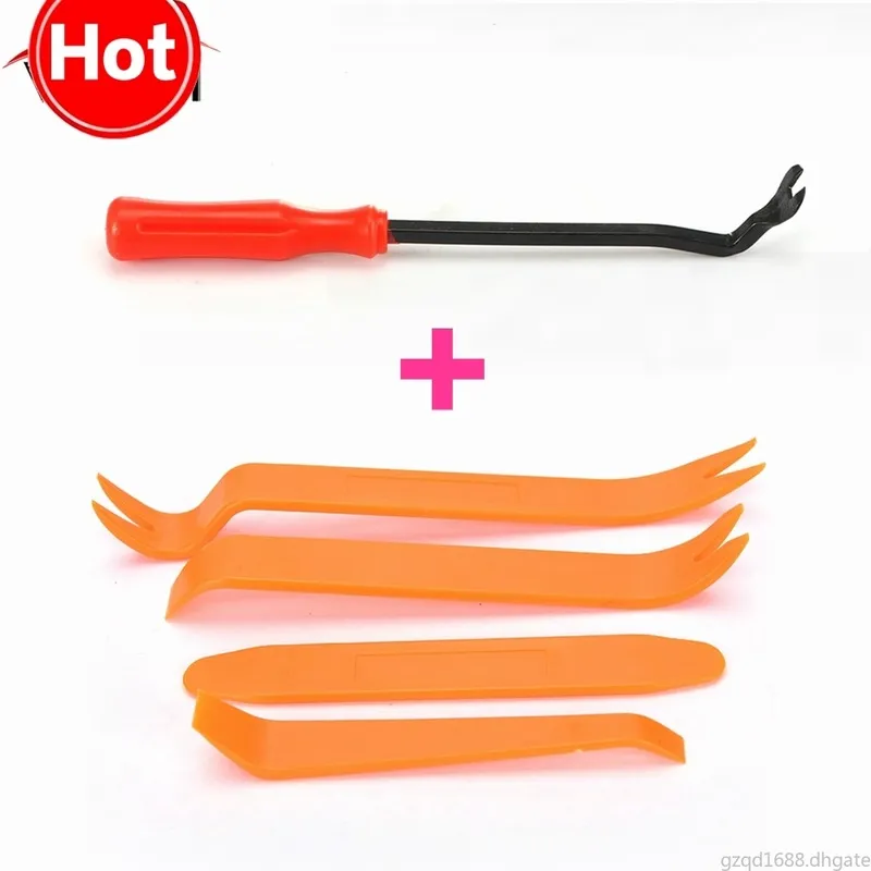 1Set Remover Removal Puller Pry Tool Car Door Panel Trim Upholstery Retaining Clip Plier Tool Hand Tool Set