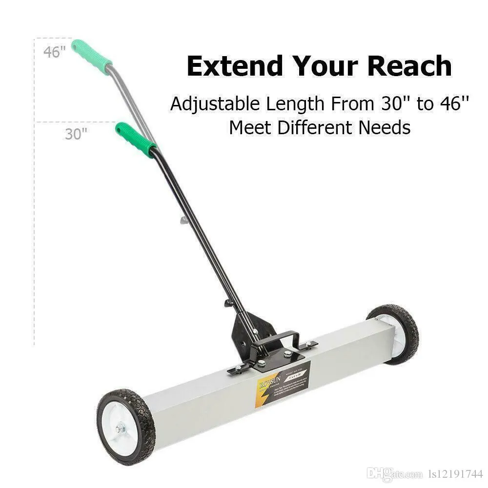 24 Sweeper Floor Rolling Pick Up Roller Push Broom From